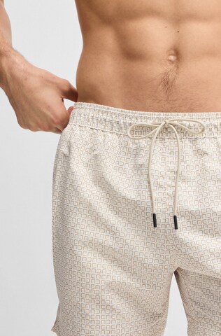 BOSS Badeshorts 'Vibe' in Weiß