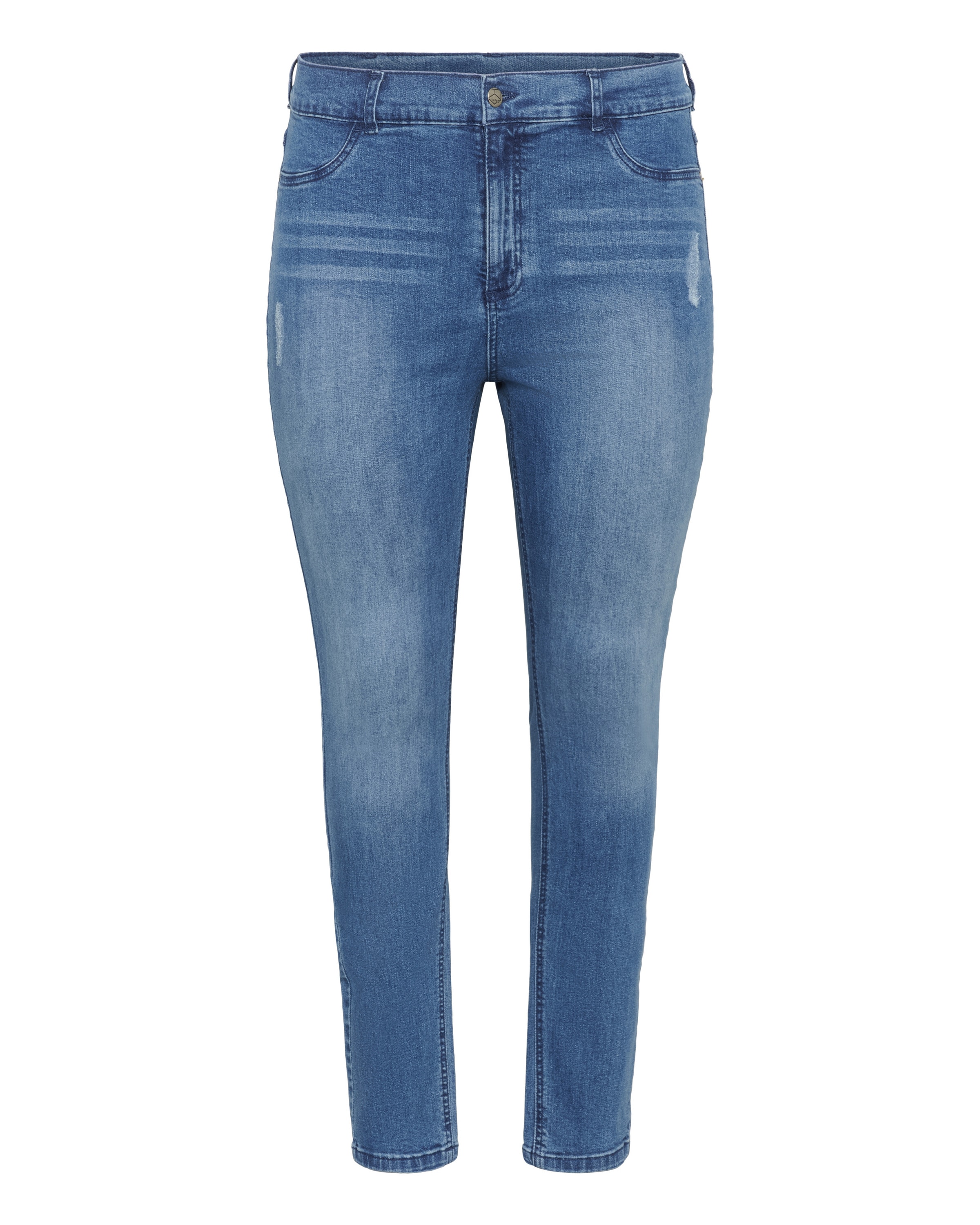 Regular Jean 'KClaurina' KAFFE CURVE en bleu : devant