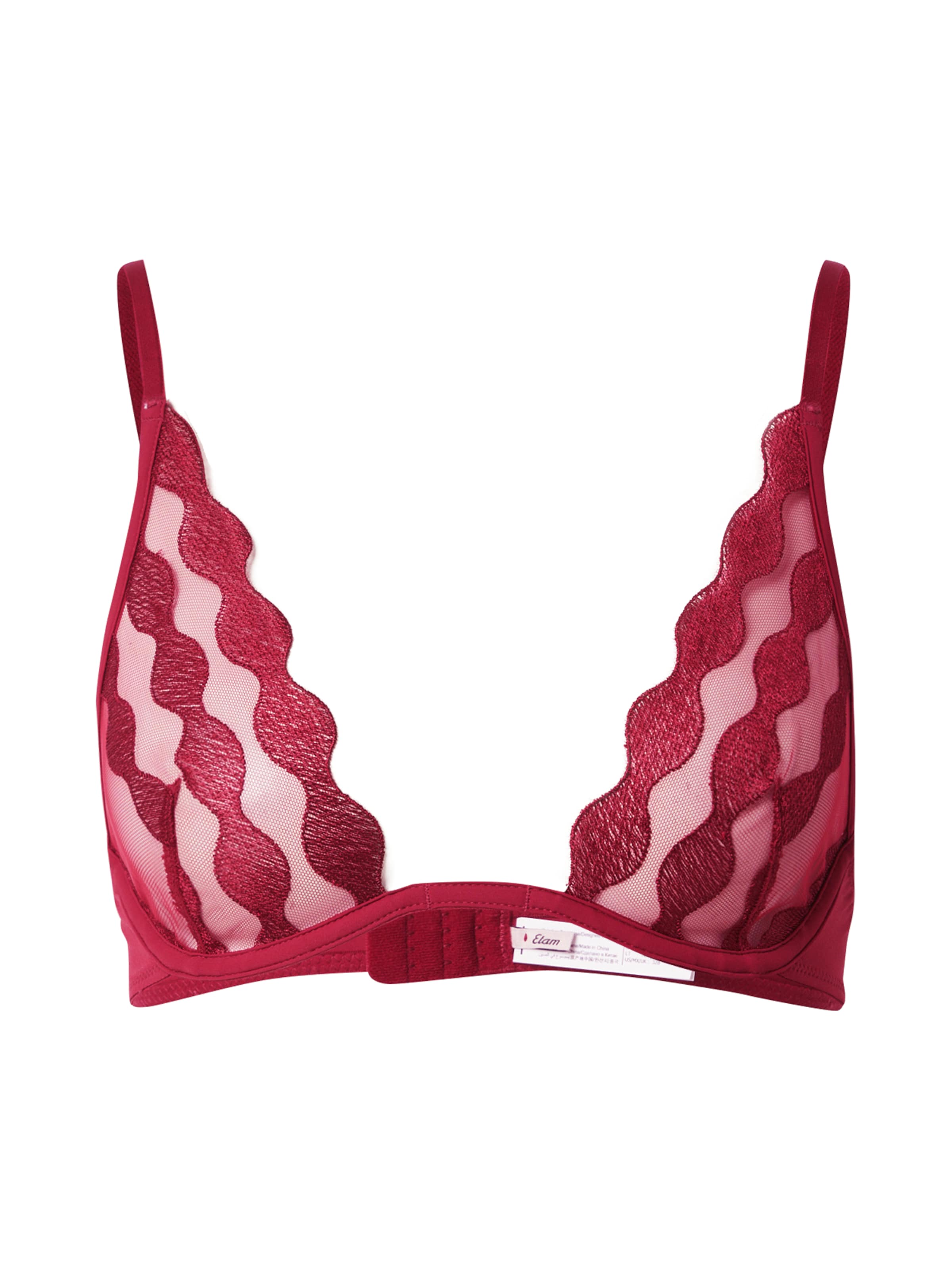 ETAM Trojuholníky Podprsenka 'INOUBLIABLE' - Červená: predná strana