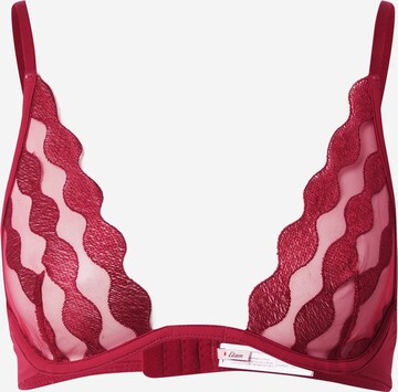 ETAM Triangle Bra 'INOUBLIABLE' in Red: front