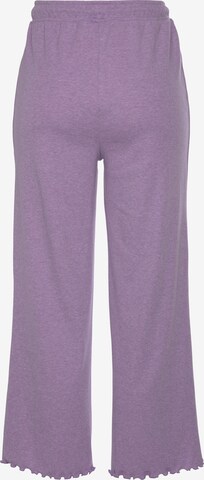 s.Oliver Normalny krój Spodnie w kolorze fioletowy: tył