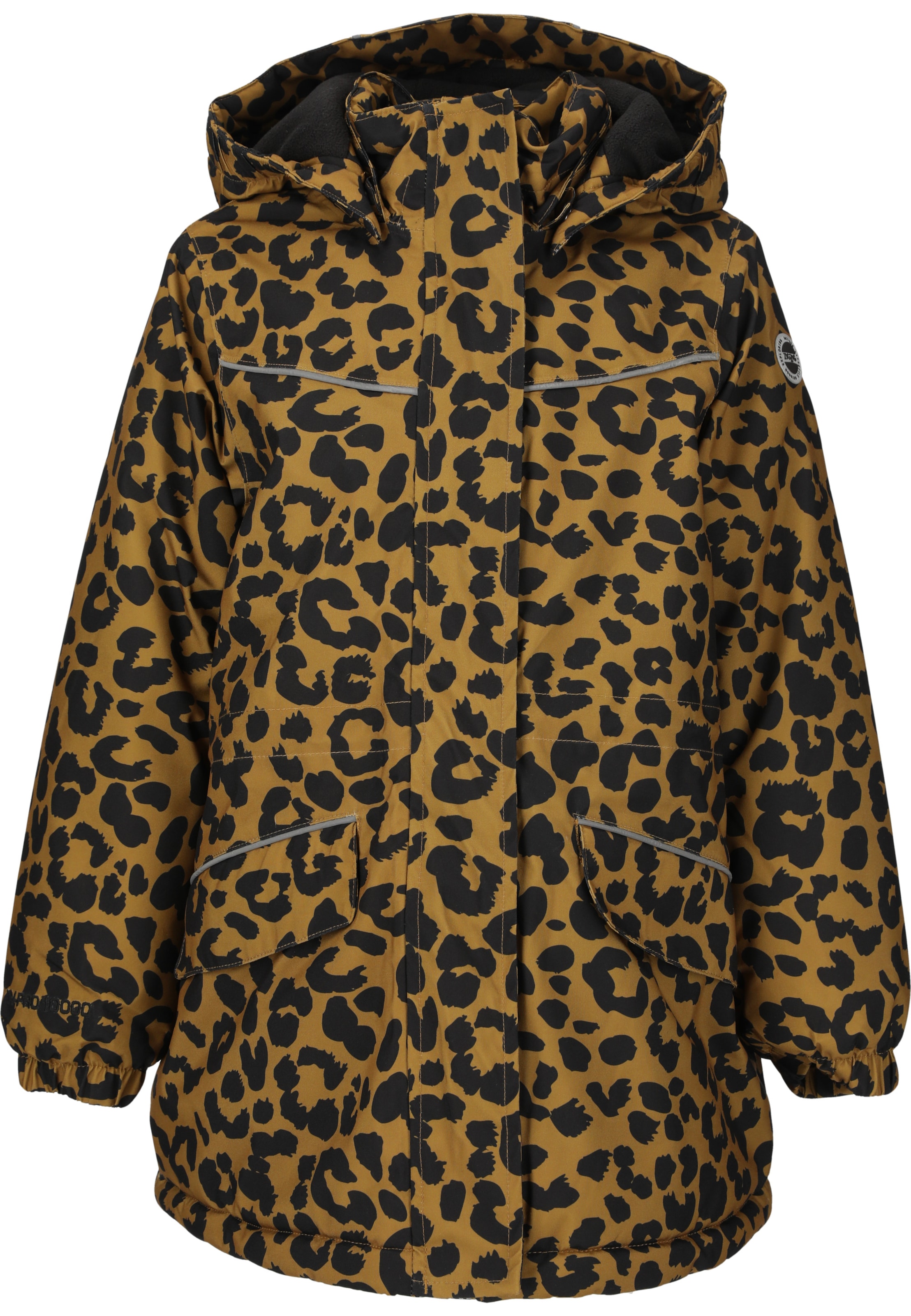 ZigZag Parka in Gold: Vorderseite