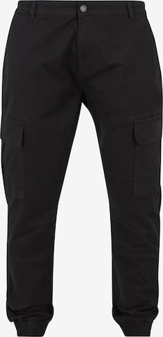 2Y Premium Cargo Jeans in Black: front