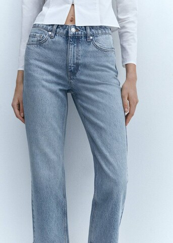 MANGO Regular Jeans 'Blanca' in Blau