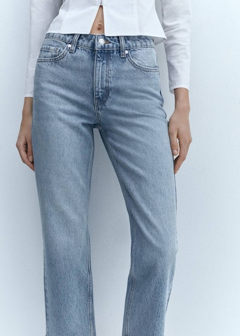 MANGO Regular Jeans 'Blanca' in Blauw