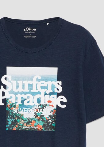 T-Shirt s.Oliver en bleu