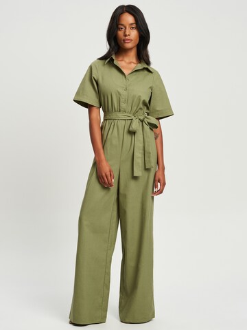 Calli Jumpsuit 'HARRIOT' in Groen: voorkant