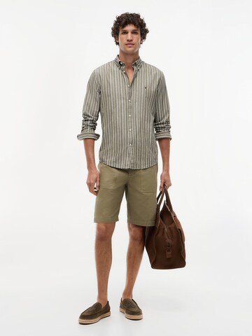 Coupe regular Chemise TOMMY HILFIGER en vert