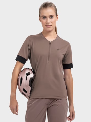 Schöffel Jersey in Brown: front