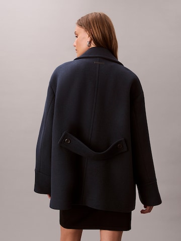 Calvin Klein Between-seasons coat 'Pea' in Blue