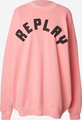 REPLAY Свитшот в Ярко-розовый: спереди