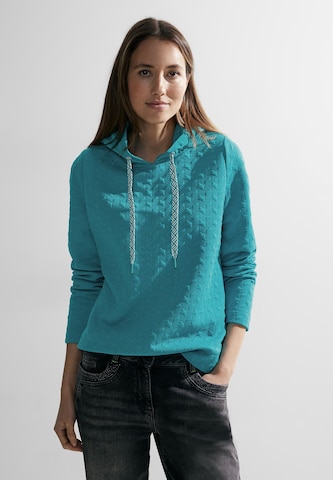 CECIL Sweatshirt in Blue: front