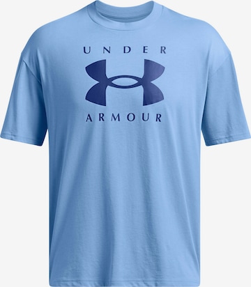 UNDER ARMOUR Sportshirt 'Os Branded' in Blau: Vorderseite