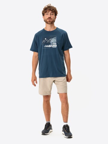 VAUDE Performance shirt 'Gleann T II' in Blue