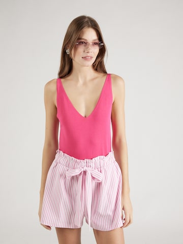 Top in maglia di Molly BRACKEN in rosa: frontale