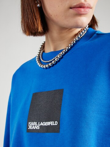 KARL LAGERFELD JEANS Sweatshirt i blå