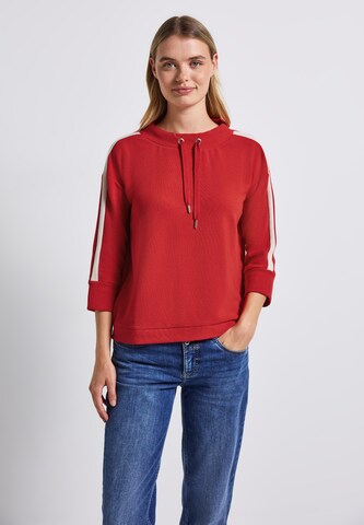 STREET ONE Sweatshirt in Red: front