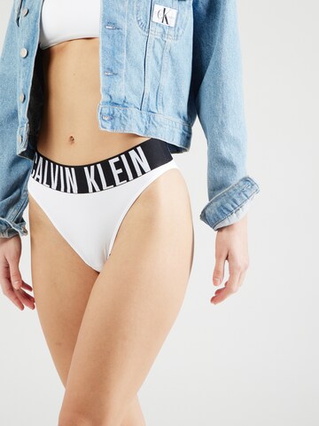 Calvin Klein Underwear Слип в бяло: отпред
