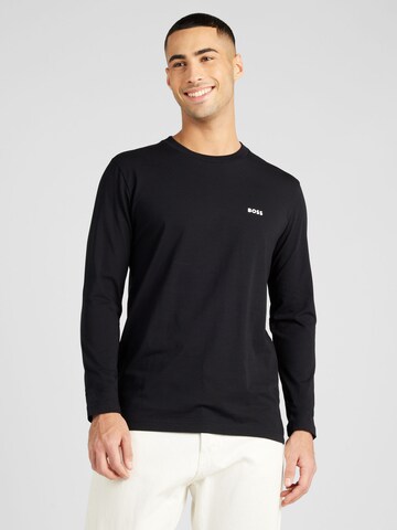 BOSS - Camiseta en negro: frente