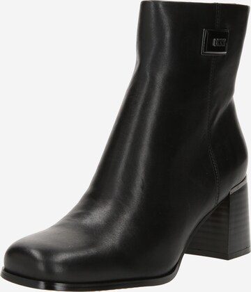 DKNY حذاء للكاحل 'RANYA' بلون أسود: الأمام