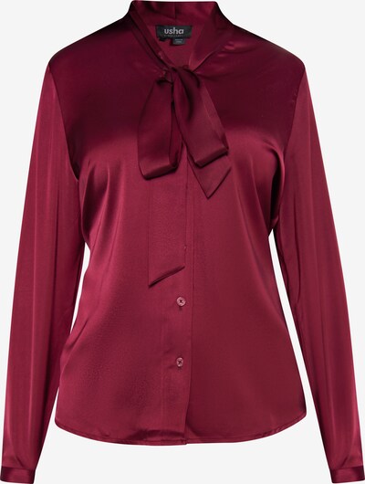 Camicia da donna usha BLACK LABEL di colore rosso vino, Visualizzazione prodotti