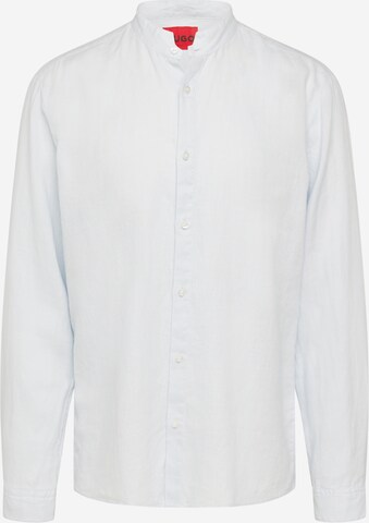 HUGO Button Up Shirt 'Elvory' in Blue: front