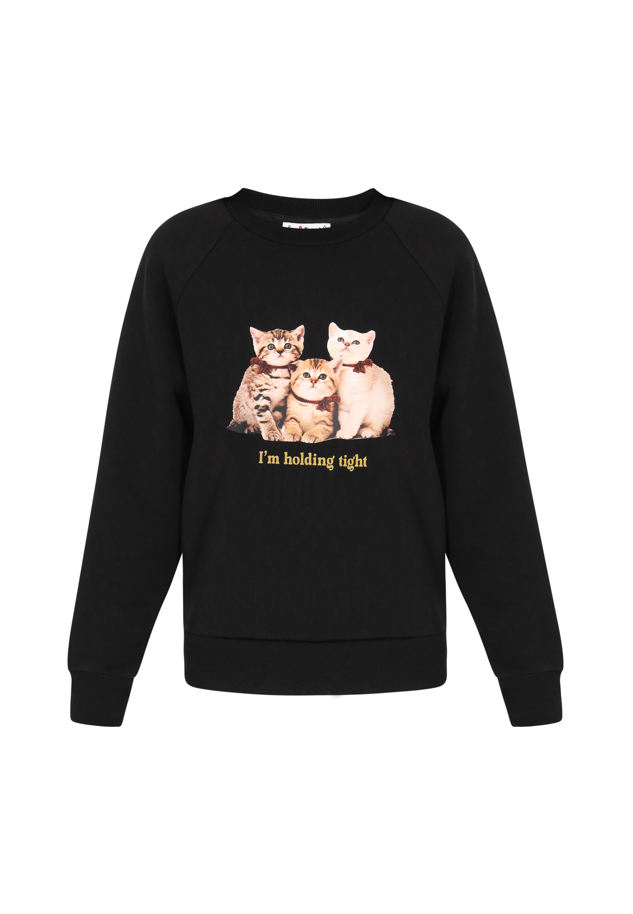 MYMO - Sudadera en negro: frente