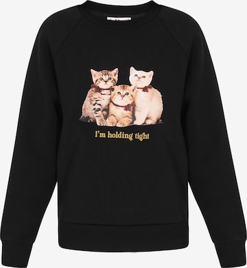 MYMO - Sudadera en negro: frente