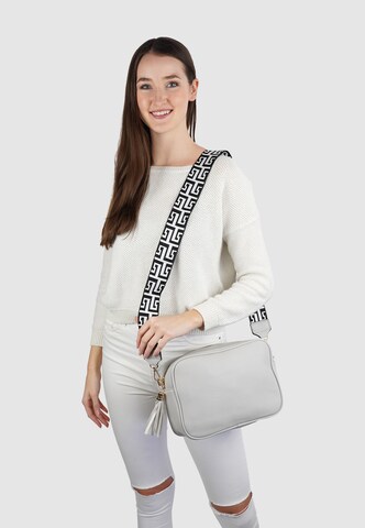 HARPA Shoulder Bag 'LILINDA' in Grey: front