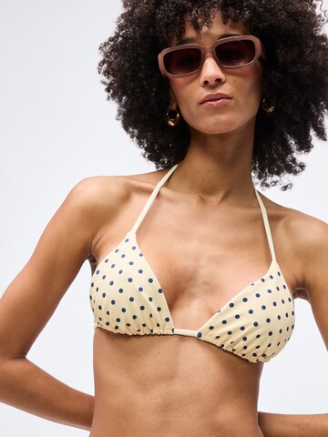 HOLLISTER Triangel Bikinitop in Beige
