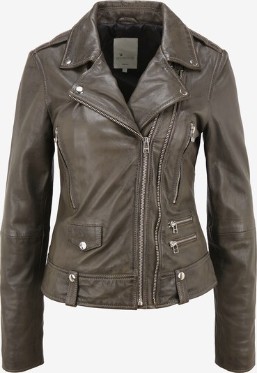 Goosecraft Lederjacke 'GC Lovemaker' in khaki, Produktansicht