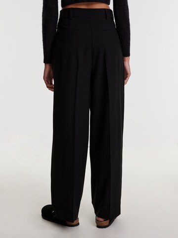 EDITED Lużny krój Spodnie 'Kaj' w kolorze czarny