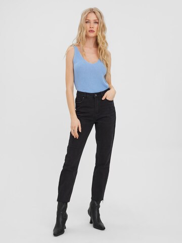 VERO MODA - Top de malha em azul