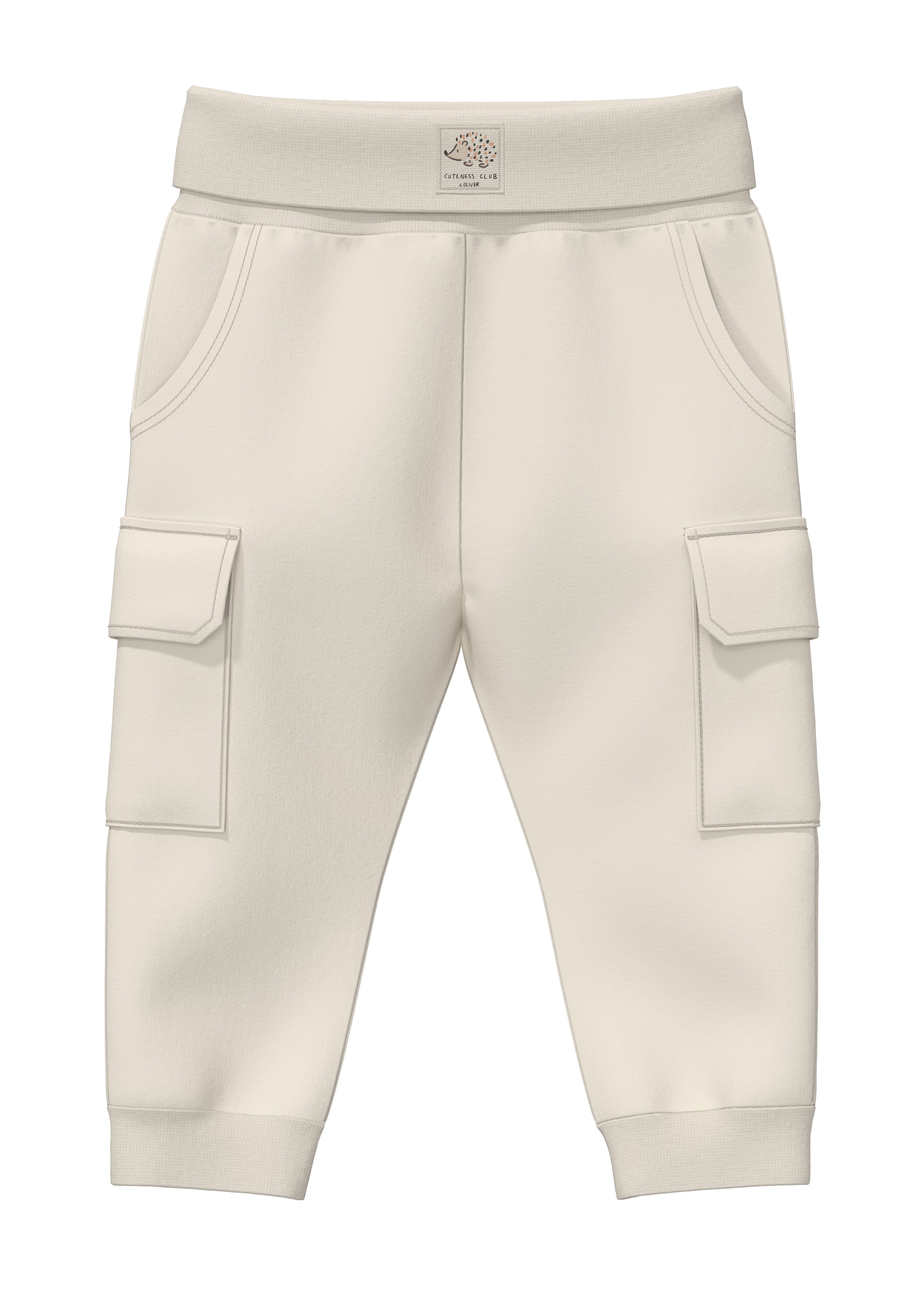 s.Oliver Regular Hose in Beige: Vorderseite