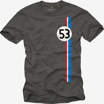 MAKAYA Shirt 'Herb-ie 53' in Grey: front