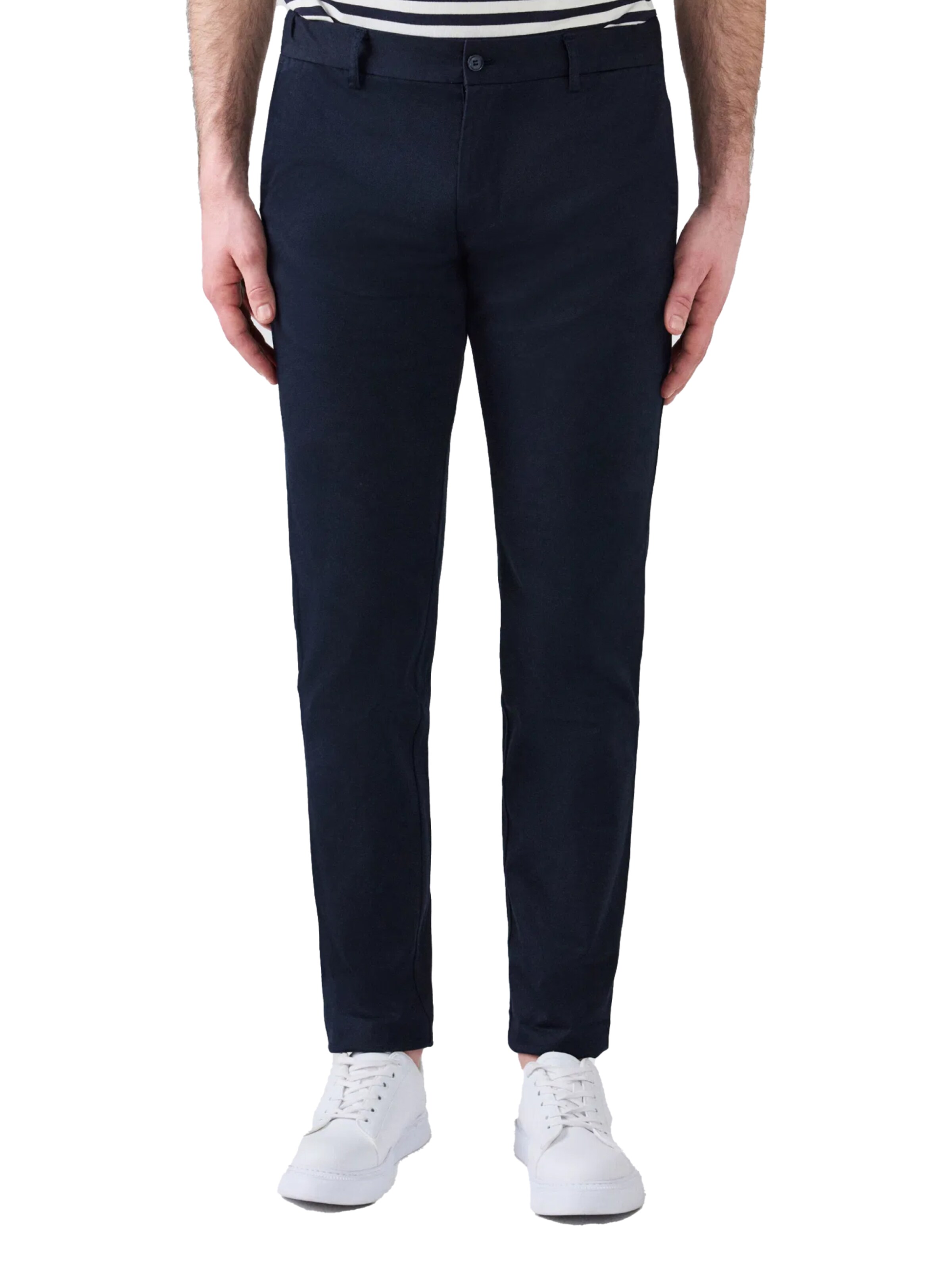 D’S Damat Regular Chino Pants in Blue: front
