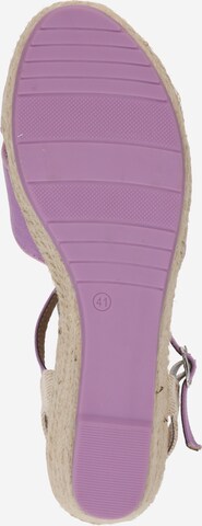 TOM TAILOR Sandal in Purple