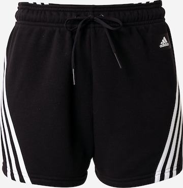 ADIDAS SPORTSWEAR Sportbroek 'Future Icons 3-Stripes' in Zwart: voorkant