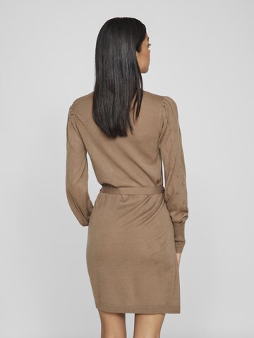 VILA Knitted dress in Brown