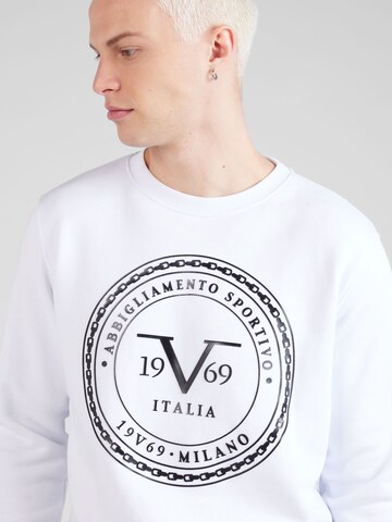 19V69 ITALIA Sweatshirt 'BEN' in Weiß