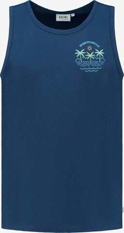 T-Shirt 'SINGLET' Shiwi en bleu : devant