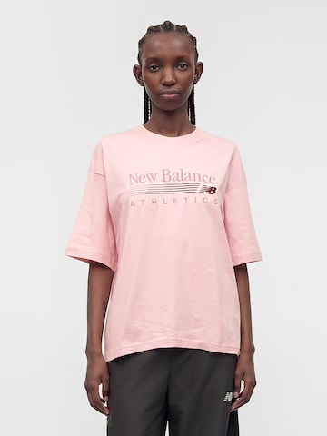 new balance Póló - rózsaszín: elől