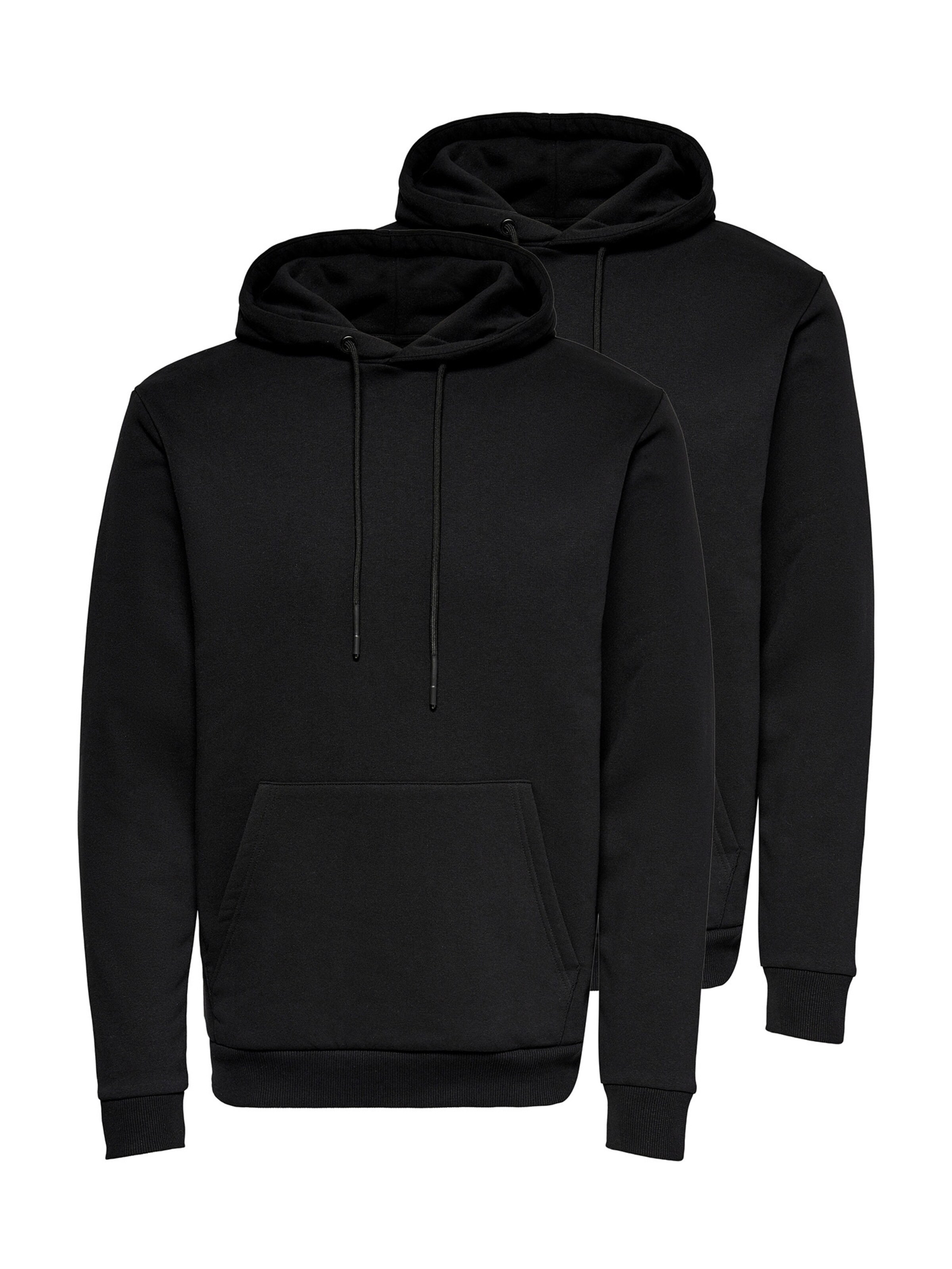 Only & Sons Sweatshirt 'Ceres' in Black: front