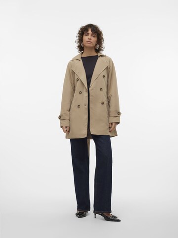 VERO MODA Between-Seasons Coat in Brown