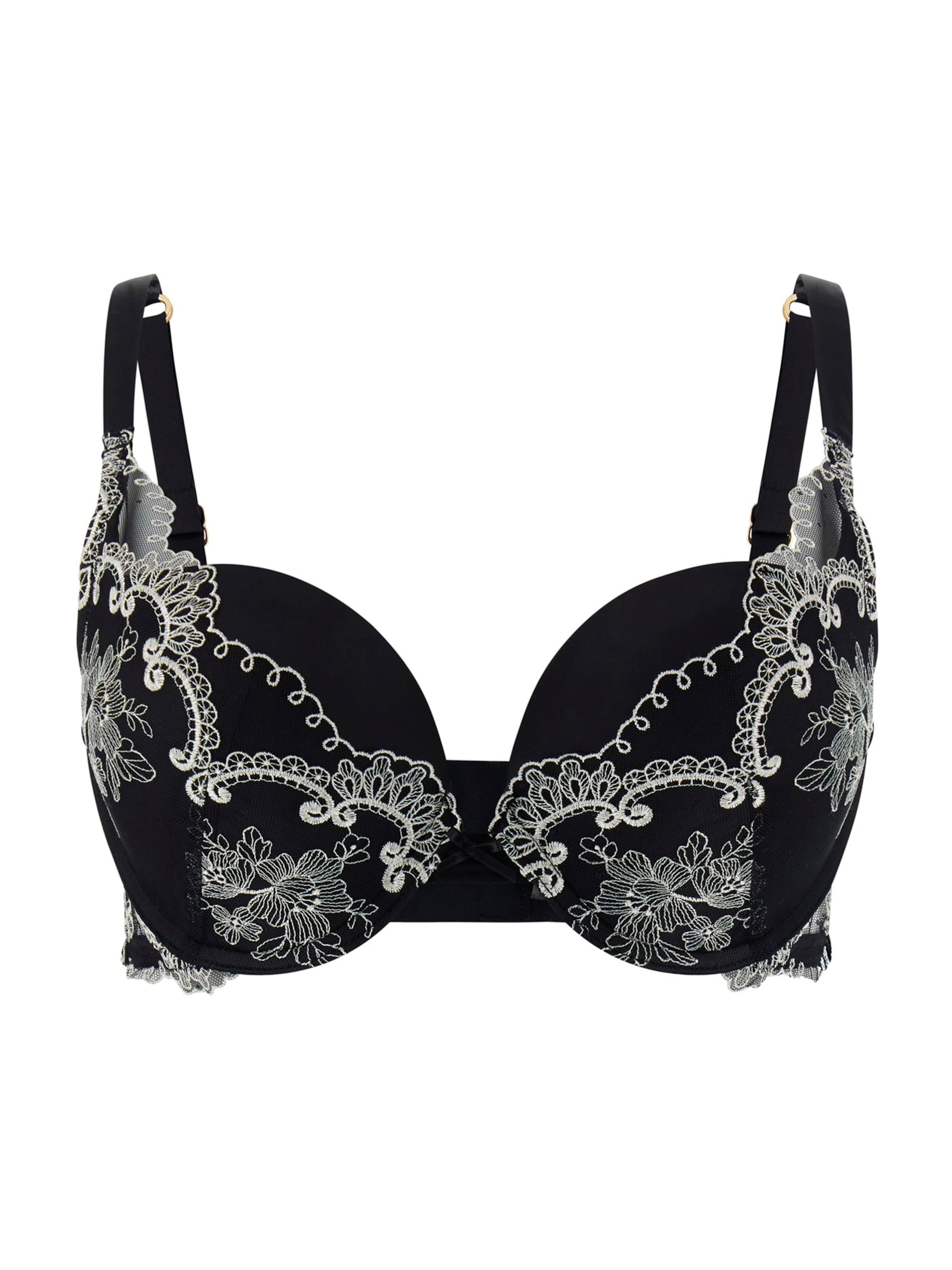 GUESS - Push-up Soutien 'HELEN' em preto: frente