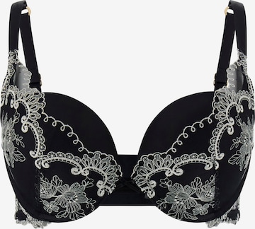 GUESSPush-up Grudnjak 'HELEN' - crna boja: prednji dio