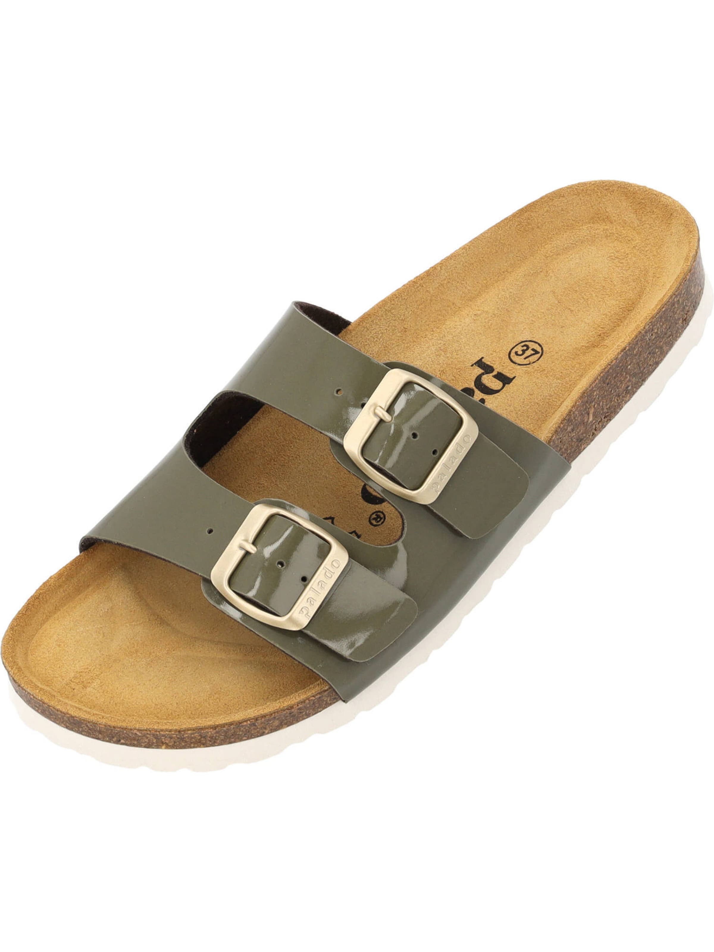 zaļš Palado Ādas čības 'Milos': no priekšpuses