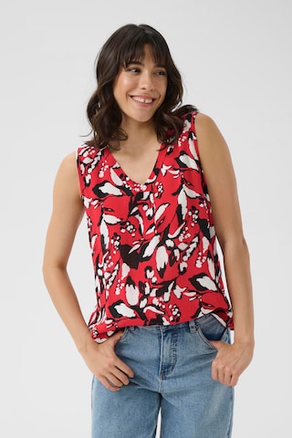 Camicia da donna 'KAAmber' di Kaffe in rosso: frontale