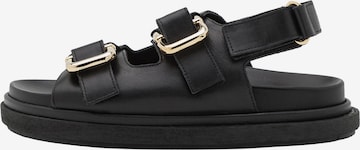 Alohas Sandaalit 'Harper' värissä musta: etupuoli