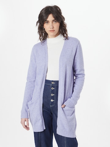 Cardigan 'Ril' VILA en violet : devant